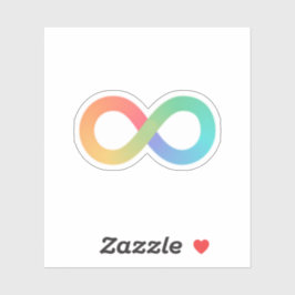 Adesivo Tiny Autism Infinity Symbol Sticker
