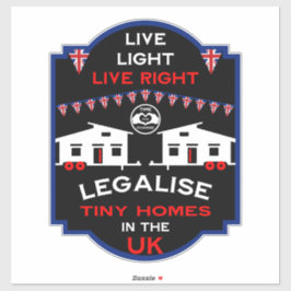Adesivo Tiny House UK