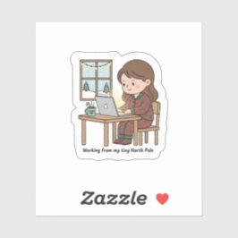 Adesivo Tiny North Pole Home Office – Funny Christmas