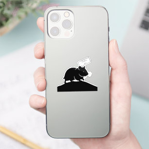 Adesivo Tiny Talker: Laptop Personalizado de Hamster/Gerbi