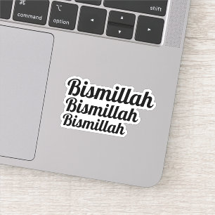 Adesivo Tipografia de triplo bismillah