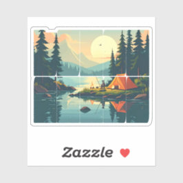 Adesivo Tipografia Personalizável de Grama de Toque Retroa