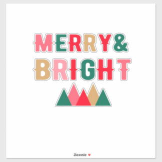 Adesivo Tipografia Verde Vermelho e Castanho