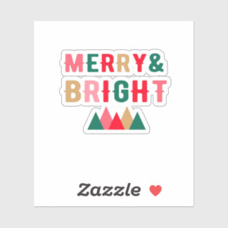 Adesivo Tipografia Verde Vermelho e Castanho