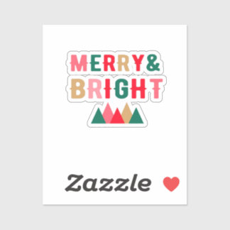 Adesivo Tipografia Verde Vermelho e Castanho