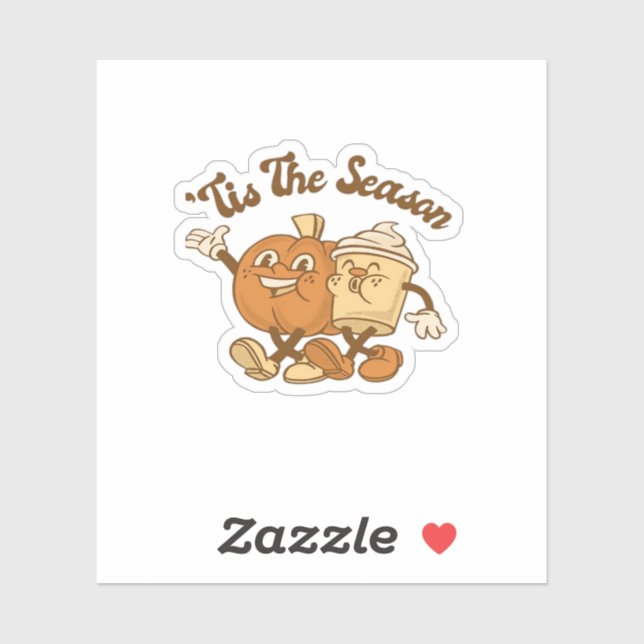 Adesivo Tis Season Autumn It’s Fall Y’all (Folha)