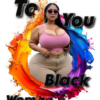 Adesivo To You, Black Woman 