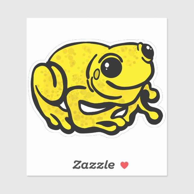 Adesivo Toad Rebocado Amarelo (Folha)