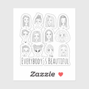 Adesivo Toda a Bela Arte Feminista de Dodle