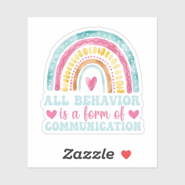 Adesivo Toda A Conduta É Uma Forma De Comunicação (Folha)