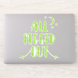 Adesivo Todas As Coisas Engraçadas De Acampamento Dormindo