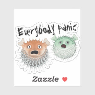 Adesivo Todos em pânico
