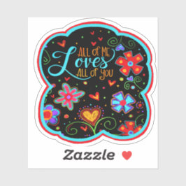 Adesivo Todos Eu Te Ama Namorados De Inspirividade