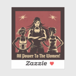 Adesivo Todos os Poderes às Mulheres