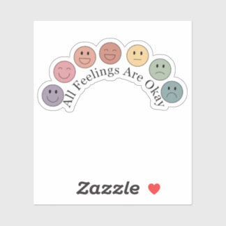 Adesivo Todos Os Sentimentos Estão Bem Viciados