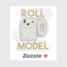 Adesivo Toilet Pun: Modelo Roll