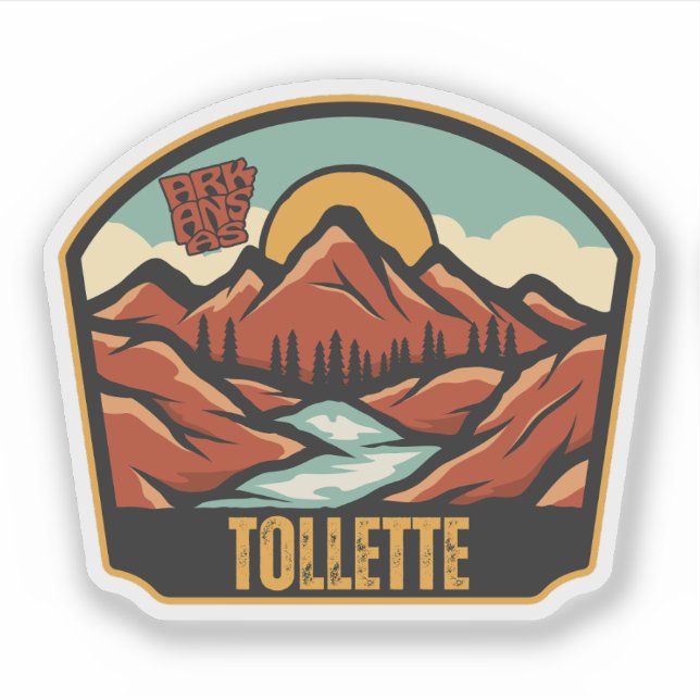 Adesivo Tollette, Arkansas  (Frente)