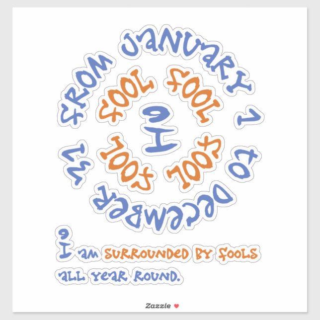 Adesivo Tolos todo o ano (Folha)