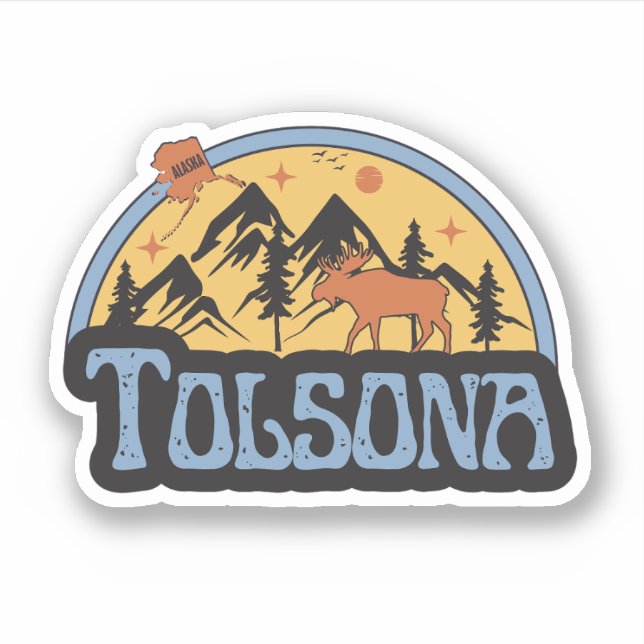 Adesivo Tolsona, Alaska Sticker (Frente)
