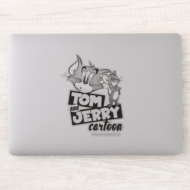 Adesivo Tom E Jerry | Cartoon Tom E Jerry (Computador)