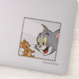 Adesivo Tom e Jerry Stamp