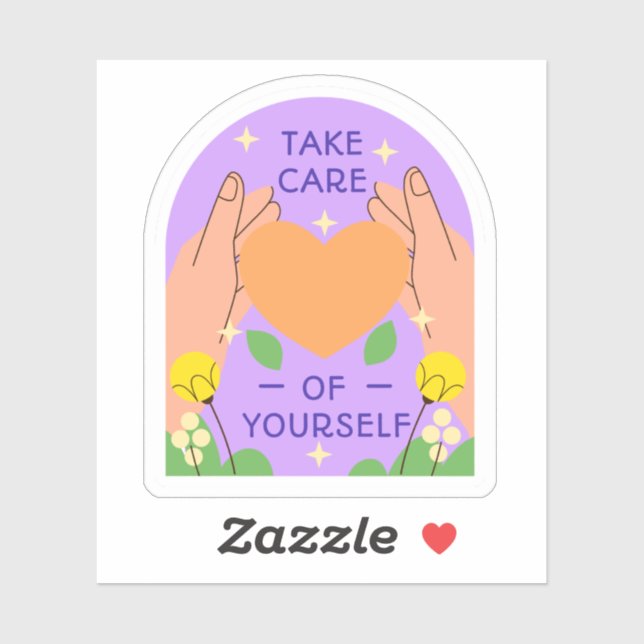 Adesivo Tome cuidado com seu autocolante - Uplifting e Pos (Folha)