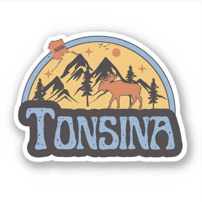 Adesivo Tonsina, Alaska Sticker (Frente)
