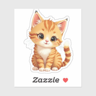 Adesivo Too Cute to Be Serious – Funny Kitty Sticker