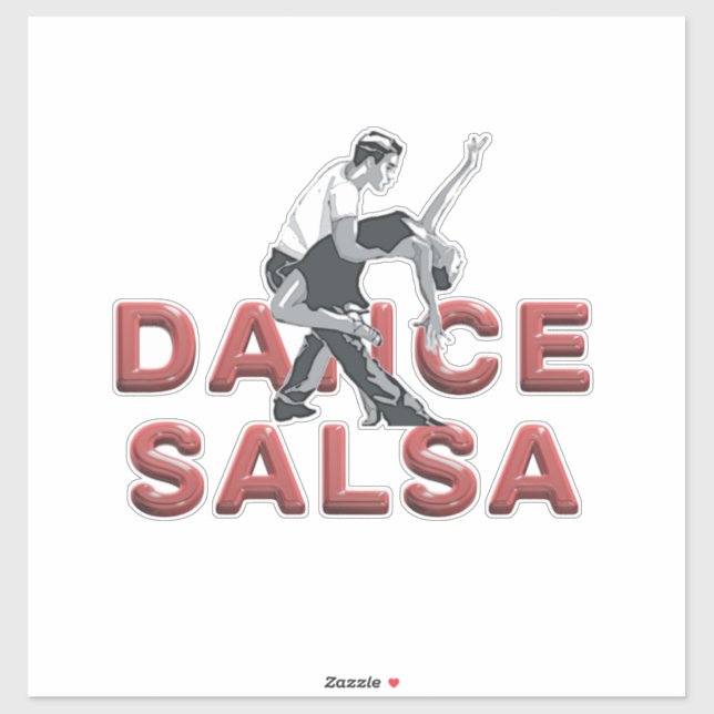 Adesivo TOP Dance Salsa (Folha)