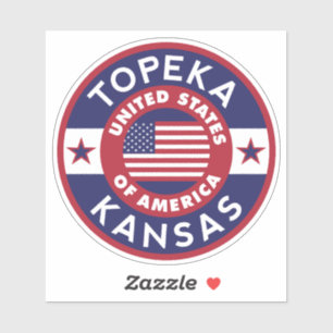Adesivo TOPEKA, Kansas