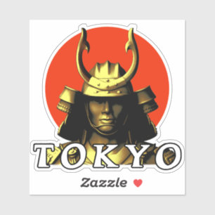 Adesivo Tóquio Samurai Japão