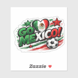 Adesivo TORCEDOR DE FUTEBOL DO MÉXICO Orgulho Mexicano