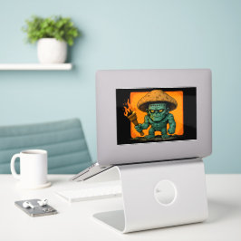 Adesivo Torch & Temper – Design do Monstro Cogumelo