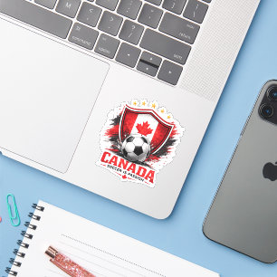 Adesivo Torcida de Futebol do Canadá Copa do Mundo de Fute