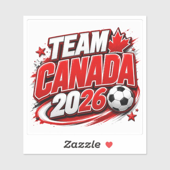 Adesivo TORCIDA DO CANADÁ 2026 | Canadense  (Folha)
