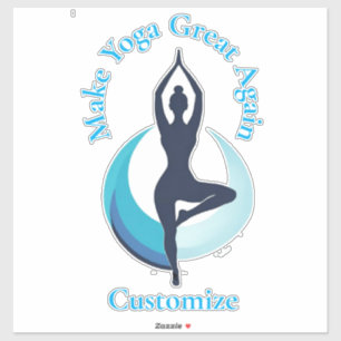 Adesivo Tornar Excelente Yoga Novamente Thunder_Cove
