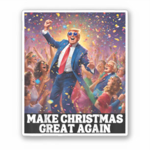 Adesivo Torne o Excelente de Natal novamente engraçado, Tr