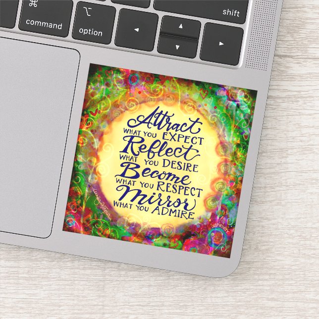 Adesivo Torne-se o que procura em outros incentivos (Detalhe)