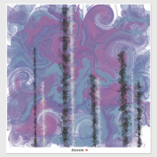 Adesivo Torres de cristal sobre vinil de corte personaliza (Folha)