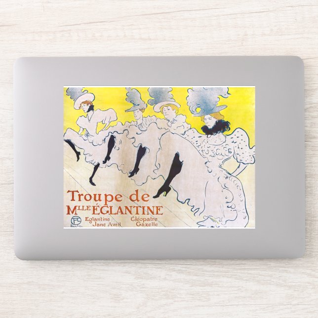 Adesivo Toulouse-Lautrec - Troupe de Mlle Eglantine (Computador)
