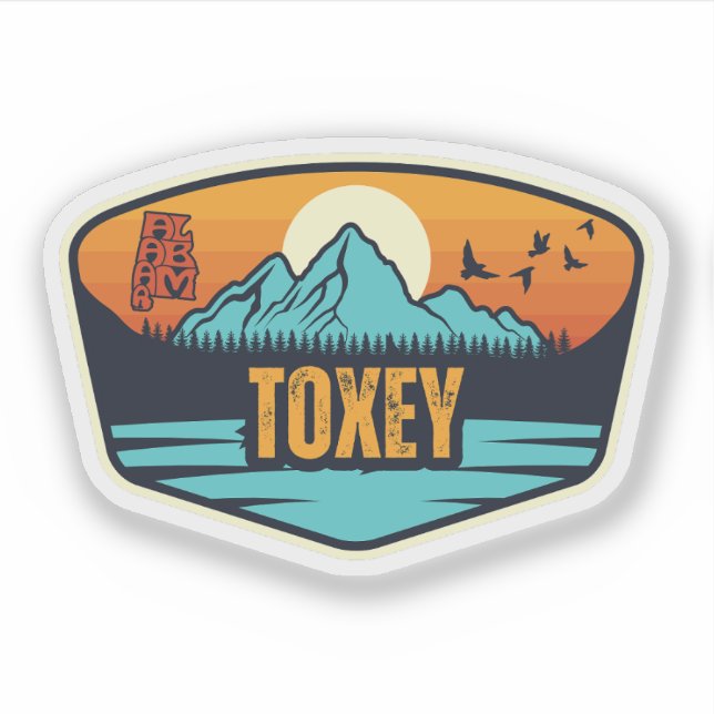 Adesivo Toxey, Alabama (Frente)