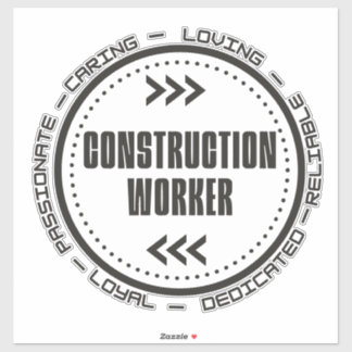 Adesivo Trabalhador de Construção