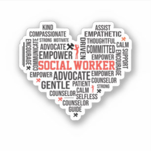 Adesivo Trabalhador Social, Graduação de Estudantes, Conse