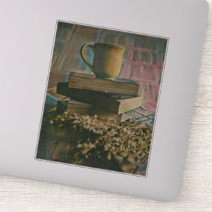 Adesivo Trabalho de arte de amante de biblioteca