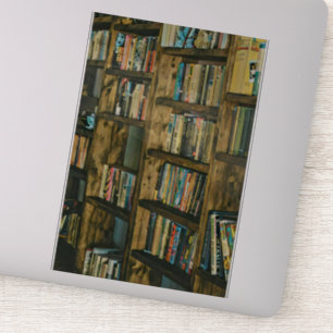 Adesivo Trabalho de arte de leitura da Vintage