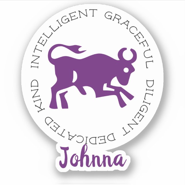 Adesivo Traços de Sinal Zodiac Star (Frente)