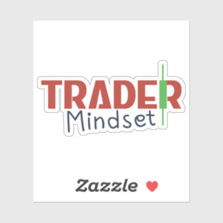 Adesivo Trader Mindset – Discipline Focus & Trading Psycho