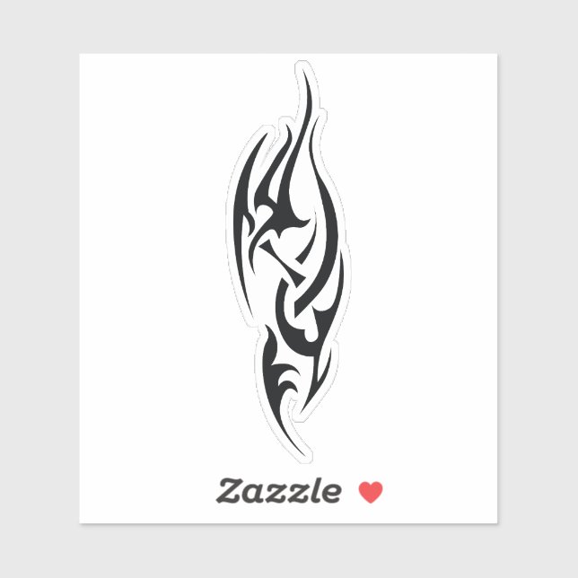 Adesivo Traditional Tattoo Art Inspired Design (Folha)