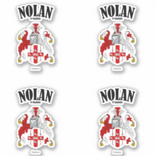 Adesivo Tradução e significado irlandês Nolan Crest (x4)