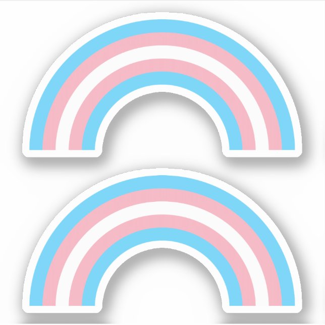 Adesivo Trans Pride Rainbow (Frente)
